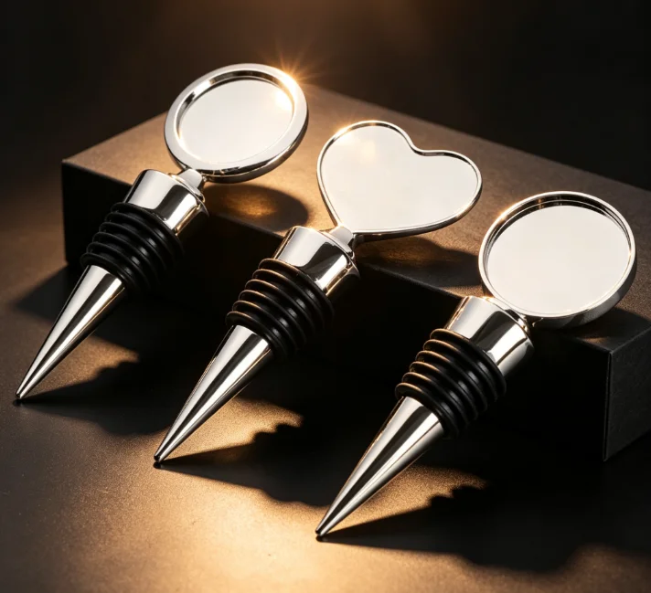 Premium Zinc Alloy Wine Bottle Stopper | Reusable Sealing Wine Stopper with Multiple Top Designs