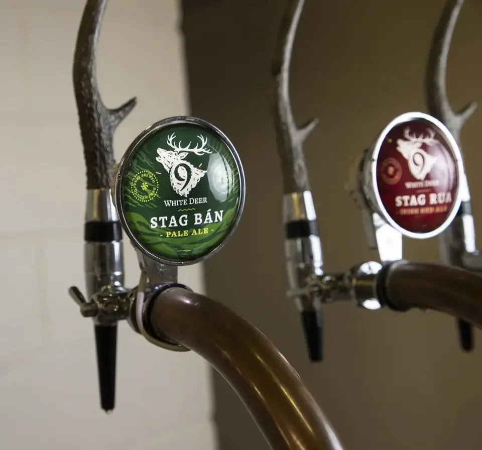 Acrylic Frogeye Lens Pump Badge | Custom Domed Fish Eye Draft Beer Tap Marker